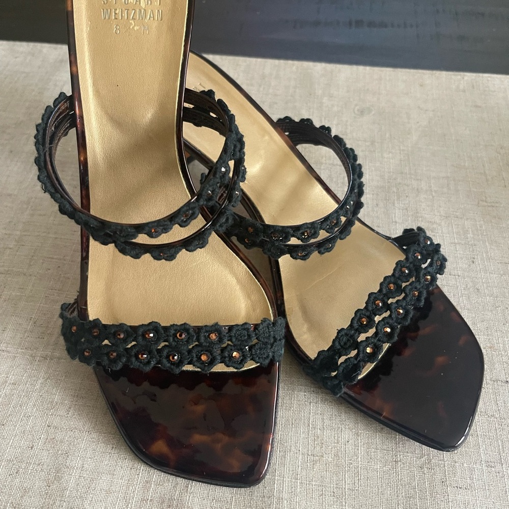 Beautiful Stuart Weitzman Tortoise Shell Heels - … - image 5
